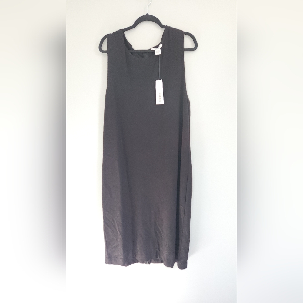 NWT Elegant Black Sleeveless Dress Sz 1X